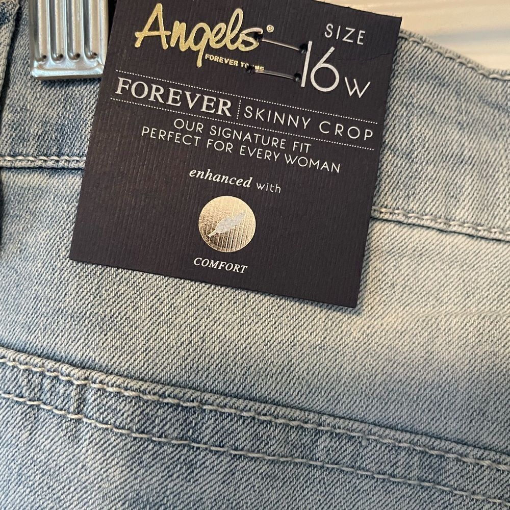 Angels Forever Skinny 16W Cropped Jeans - Picture 10 of 13
